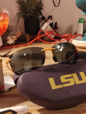 Maui Jim Hookipa LSU Sunglasses Yellow & Gray NEW
